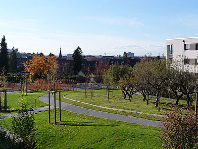 Außenanlage St. Urban, Freiburg